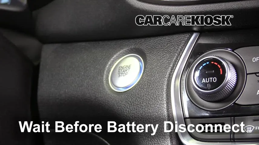 2020 Hyundai Santa Fe Limited 2.4L 4 Cyl. Battery Replace